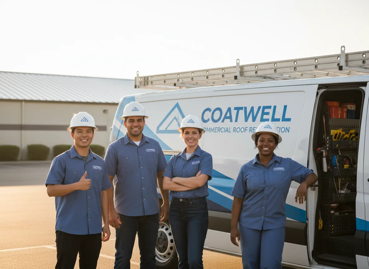 Commercial roof coating company in Breesport, NY